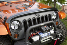 Load image into Gallery viewer, Rugged Ridge Wraparound Bug Deflector Smoke Jeep Wrangler