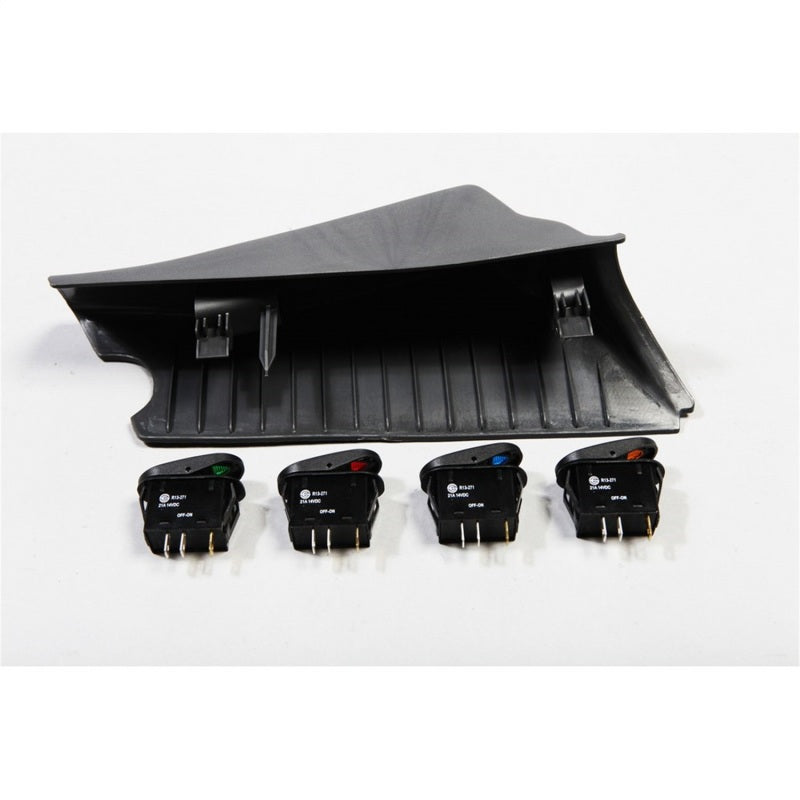 Rugged Ridge A-Pillar Switch Pod Kit Black LHD (JK)