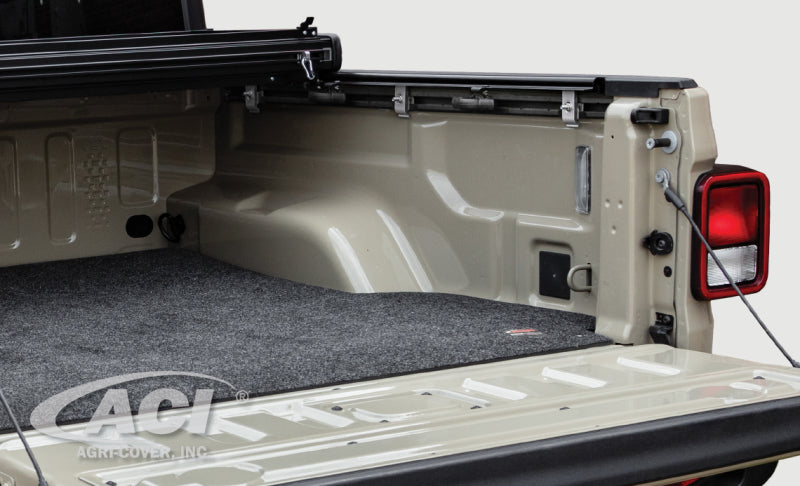 Access LOMAX Pro Series Tri-Fold Cover 2020+ Jeep Gladiator 5ft Box (w/Trail Rail) - Blk Diamond Mist