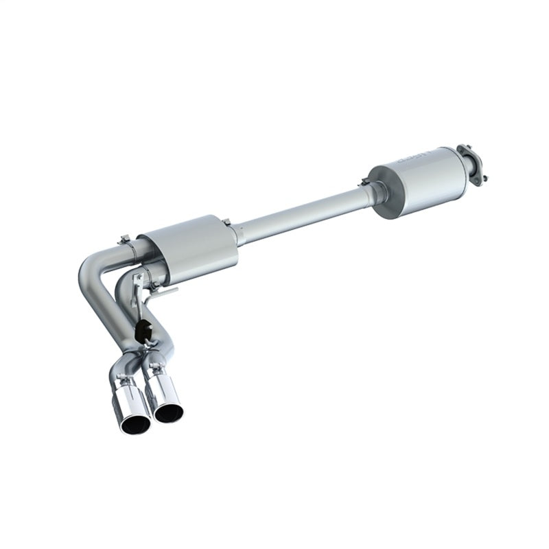 MBRP Ford F150 T409 Pre-Axle 4in OD Tips Dual Outlet 3in Cat Back Exhaust