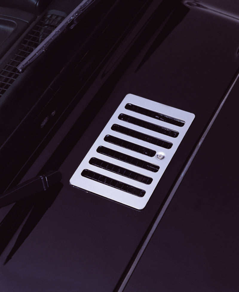Rugged Ridge Jeep Wrangler TJ Stainless Steel Cowl Vent Cover