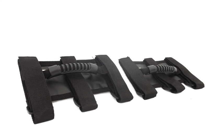 Rugged Ridge Steel Grab Handles F/R Kit Black Jeep Wrangler JK/JKU
