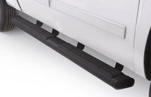 Load image into Gallery viewer, Lund Chevy Silverado 1500 Crew Cab 6in. Oval Straight Black Nerf Bars - Black