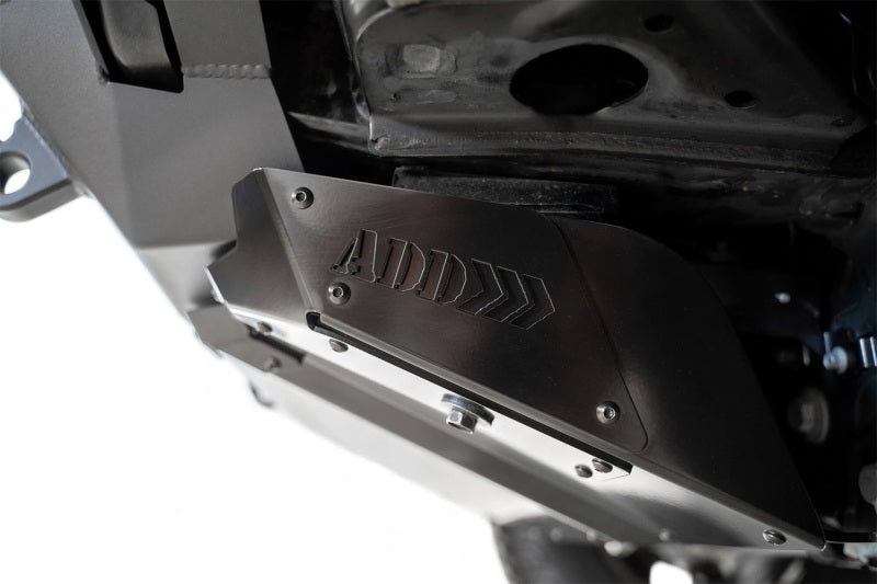 Detailed image of the Addictive Desert Designs Stealth Fighter Front Bumper for Ford Bronco