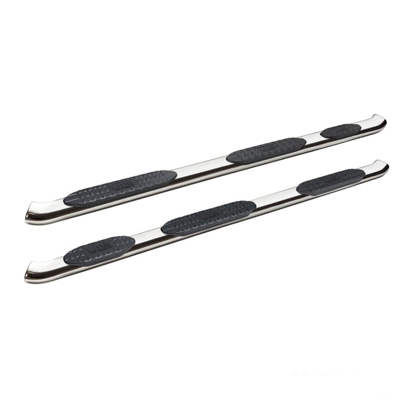 Westin 19+ Ram 1500 Quad Cab w/ 6.5ft Bed PRO TRAXX 5 W2W Oval Nerf Step Bars - Stainless Steel