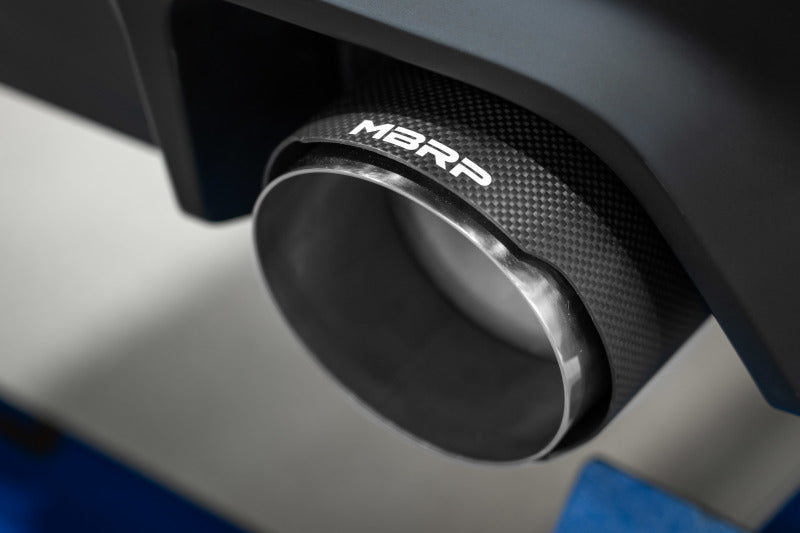 MBRP Toyota Corolla GR 1.6L T304 SS 3in Cat-Back Dual Split Rear w/ Carbon Fiber Tips