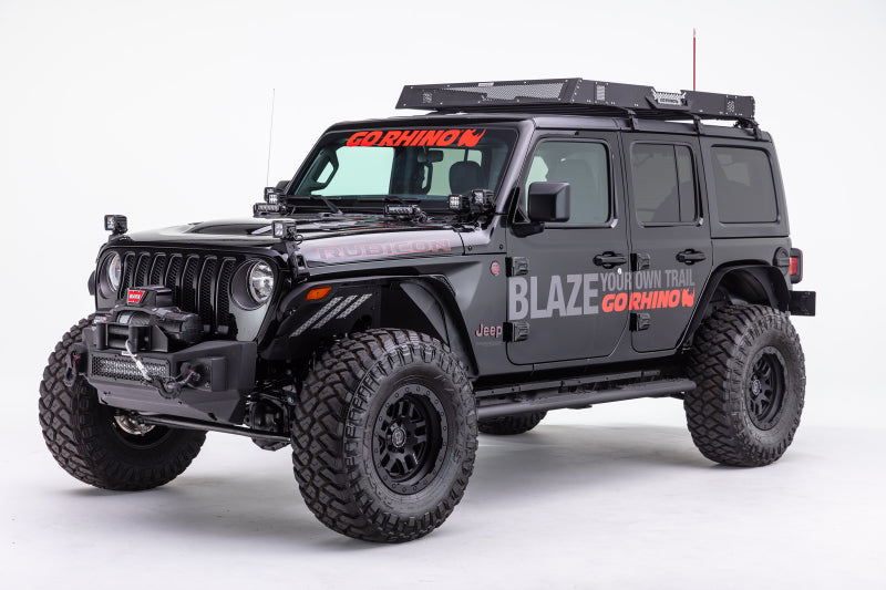 Go Rhino Jeep Wrangler JL/JLU/JK/JKU/Gladiator JT Rockline Front Stubby Bumper