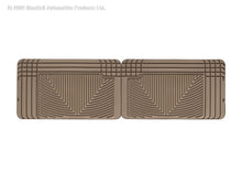 Load image into Gallery viewer, WeatherTech GMC Rally Van Rear Rubber Mats - Tan