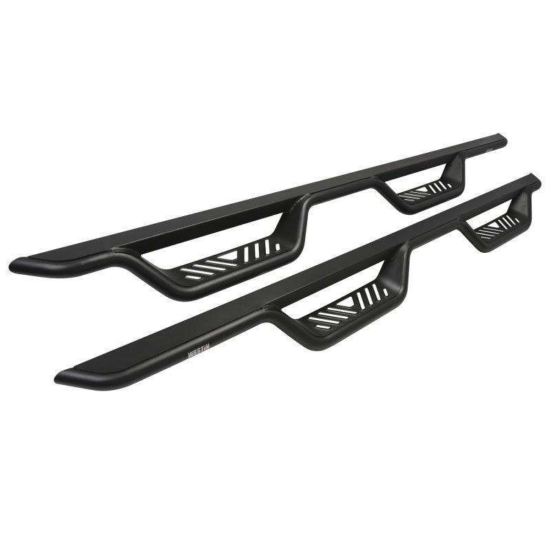 Westin 07+ Toyota Tundra CrewMax Outlaw Drop Nerf Step Bars - Black