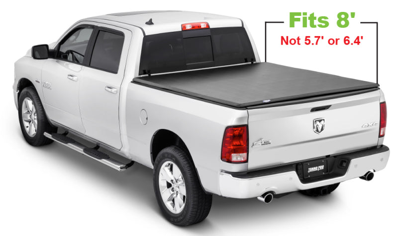 Tonno Pro 02+ Dodge RAM 1500 8ft Fleetside Tonno Fold Tri-Fold Tonneau Cover