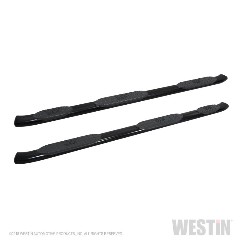Westin Chevrolet Silverado/Sierra 1500 CC (5.5ft) PRO TRAXX 5 WTW Oval Nerf Step Bars - Black