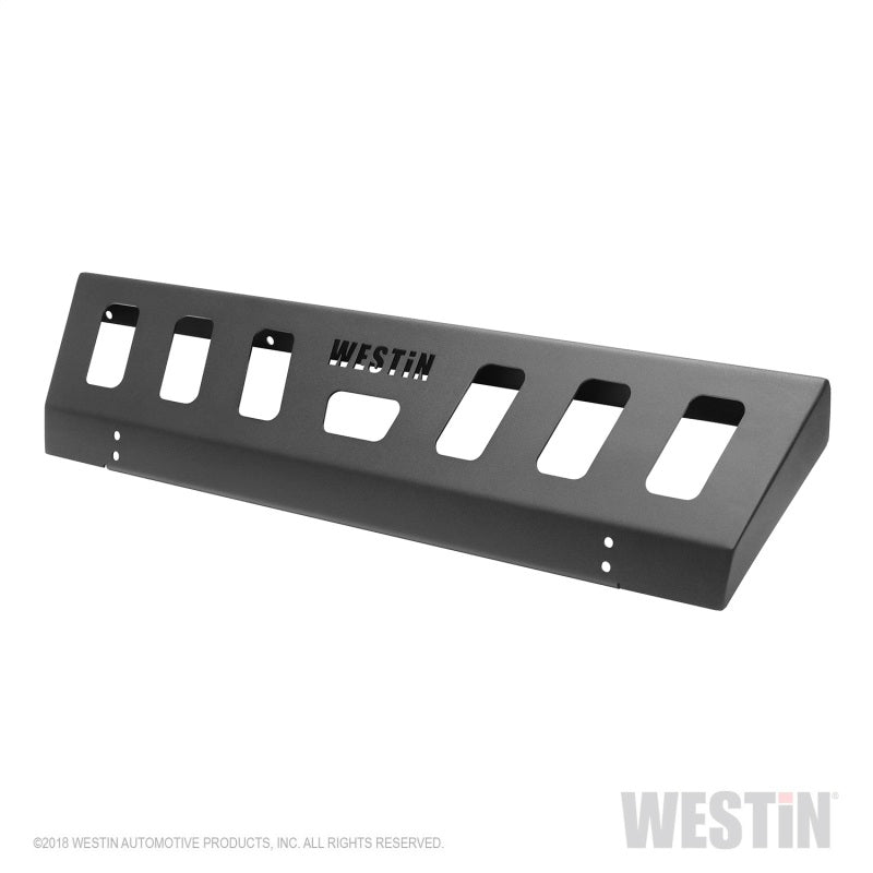 Westin 18+ Jeep Wrangler JL Front Bumper Skid Plate - Textured Black