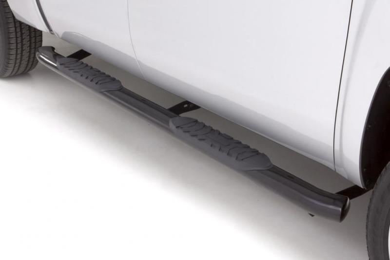 Lund Dodge Ram 2500 Crew Cab 4in. Oval Curved Steel Nerf Bars - Black