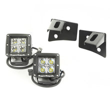 Load image into Gallery viewer, Rugged Ridge Jeep Wrangler JK Square Windshield LED Light Kit w/ Brackets
