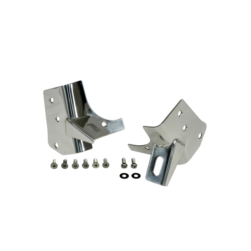 Rugged Ridge Jeep Wrangler Stainless Steel Windshield Light Brackets