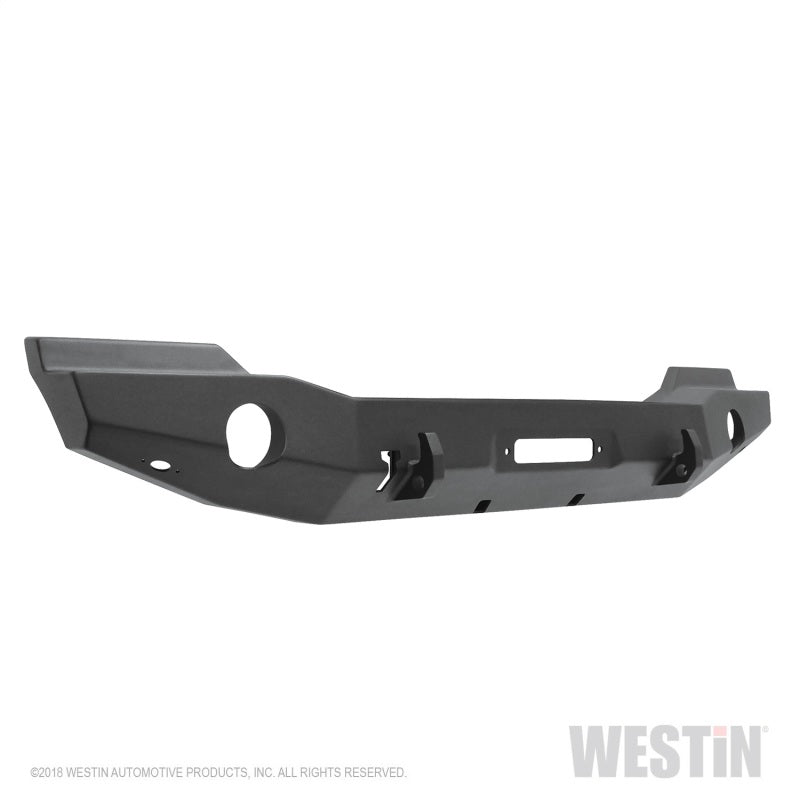 Westin 07+ Jeep Wrangler JK WJ2 Full Width Front Bumper - Tex. Blk