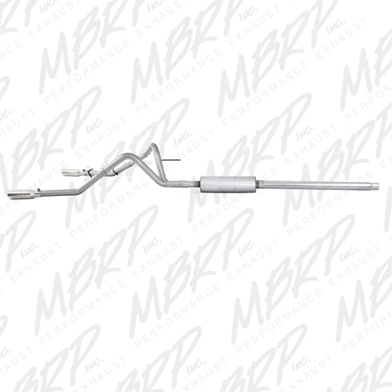 MBRP Ford F150 4.6/5.4L EC/CC-SB Cat Back Dual Split Side