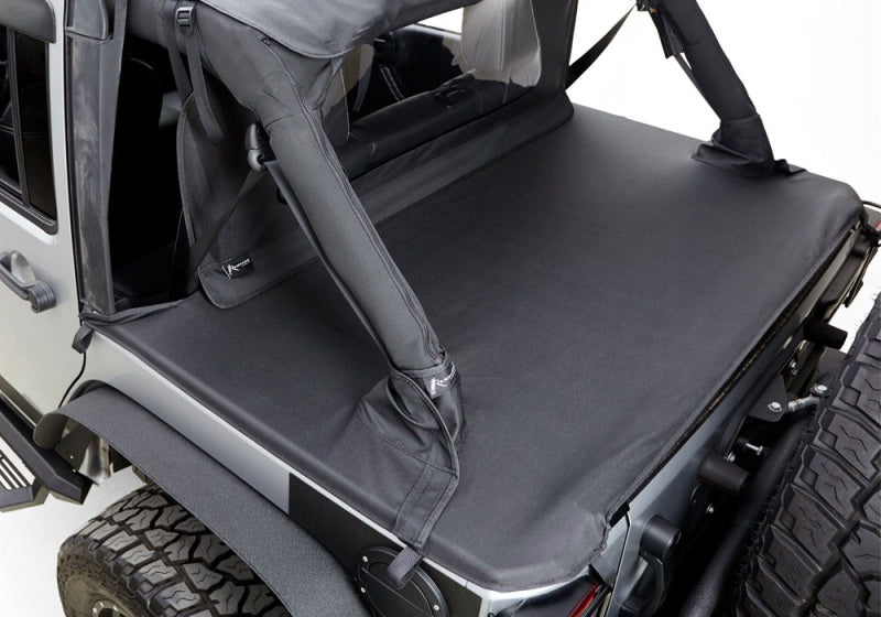 Rampage Jeep Wrangler(JK) 2-Door Tonneau Cover - Black Diamond