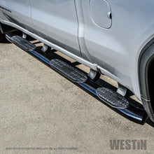 Load image into Gallery viewer, Westin Chevrolet Silverado Double Cab w/ 6.5in Bed PRO TRAXX 5 W2W Oval Nerf Step Bars - Black