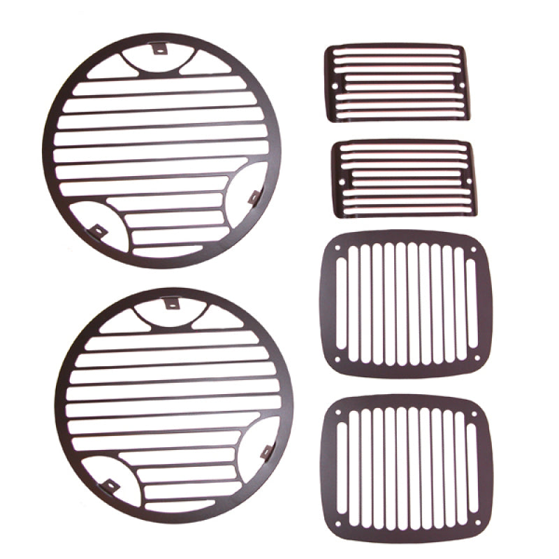 Rugged Ridge Jeep Wrangler Billet Stone Guard Set