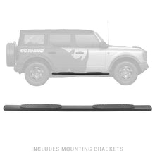 Load image into Gallery viewer, Go Rhino 18+ Jeep Wrangler JLU 1000 Series Side Steps - Textured Black