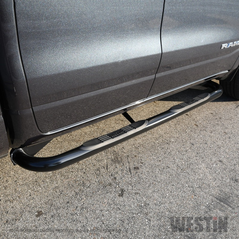 Westin 19+ Ram 1500 Crew Cab E-Series 3 Nerf Step Bars - Black