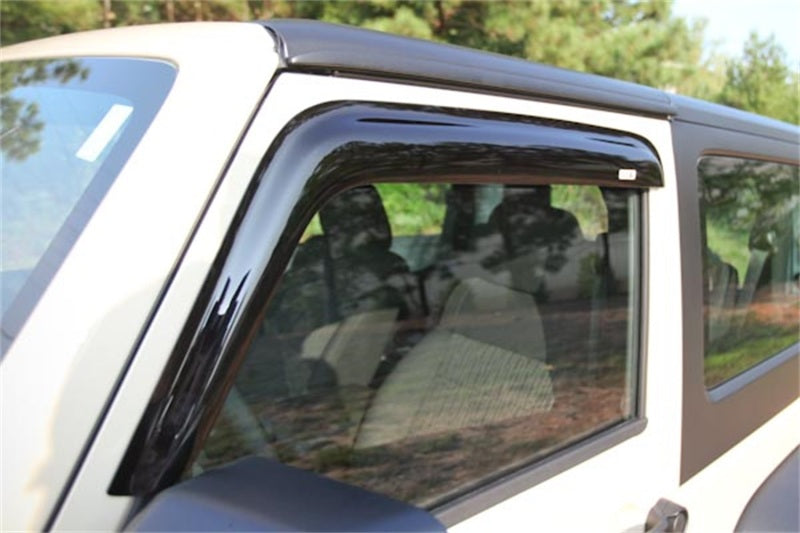 Rugged Ridge Window Rain Deflectors Jeep Wrangler JK