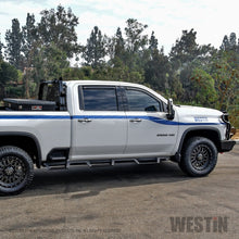 Load image into Gallery viewer, Westin Chevy Silverado 2500/3500 Crew Cab (6.5ft Bed) HDX W2W Nerf Step Bars - Textured Black