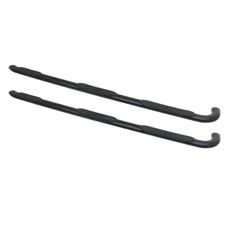 Westin 15+ Chevy Silverado 25/3500 Dbl Cab(6.5ft)/Dually (8ft) Platinum 4 Oval WTW Nerf Step Bars - Blk