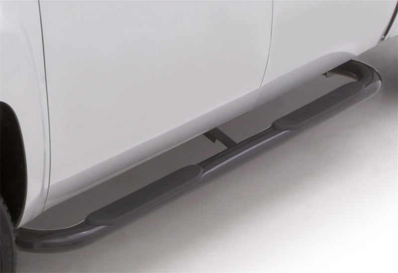 Lund Dodge Ram 2500 Crew Cab 4in. Oval Curved Steel Nerf Bars - Black