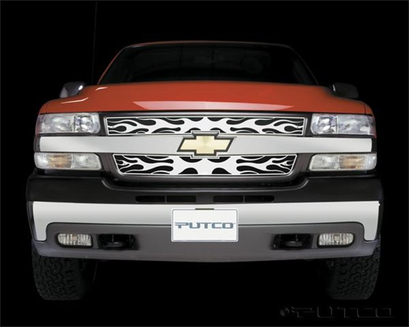 Putco Chevrolet Silverado HD Flaming Inferno Stainless Steel Grille
