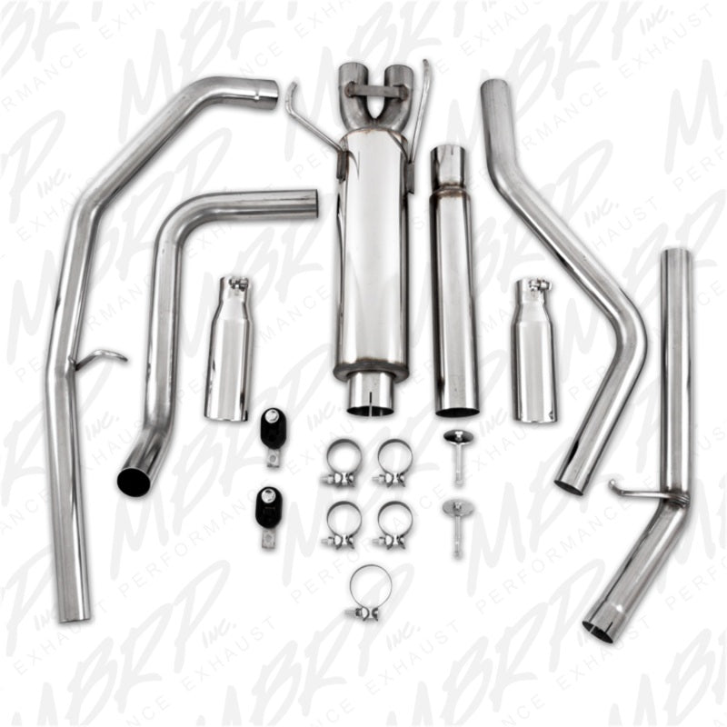 MBRP Dodge Ram Hemi 1500 5.7L SC/CC-SB Cat Back Dual Split Rear