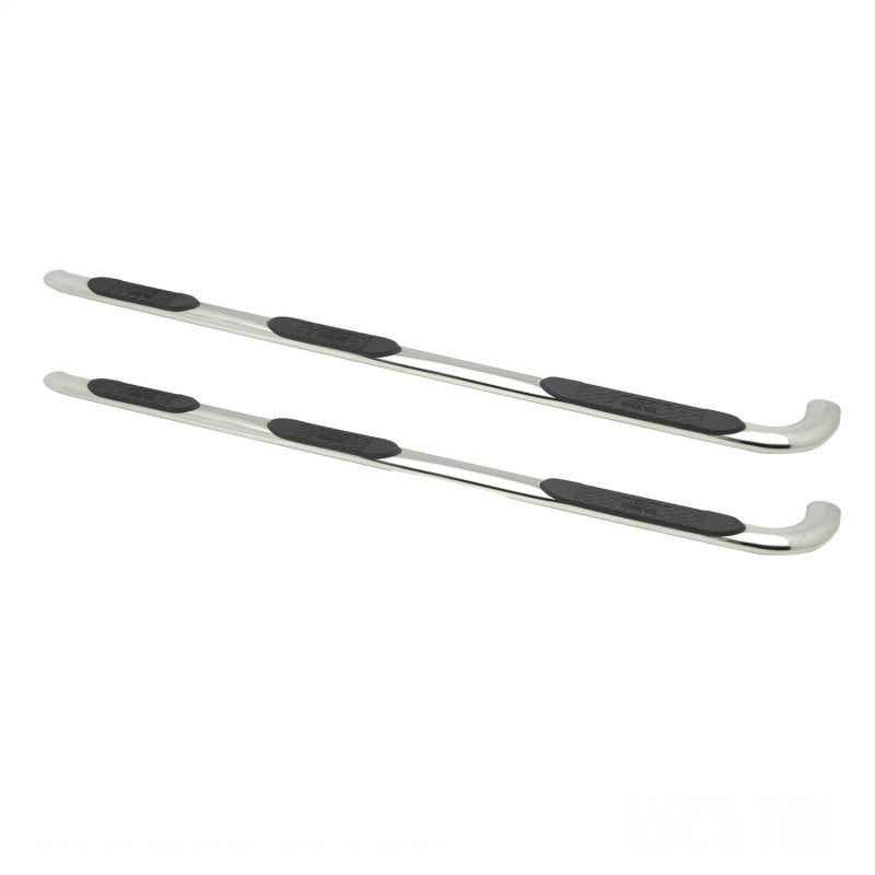 Westin Ford F-150 SuperCab (6.5ft Bed) Platinum 4 Oval WTW Nerf Step Bars - SS