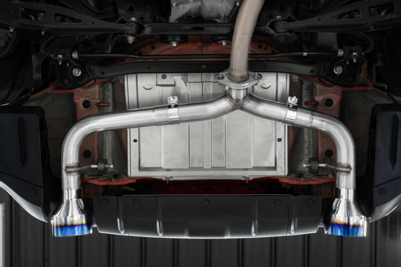 MBRP Subaru BRZ 2.4L/Toyota GR86 2.4L 2.5in Dual Split Rear Exit w/5in OD Burnt End Tips - T304