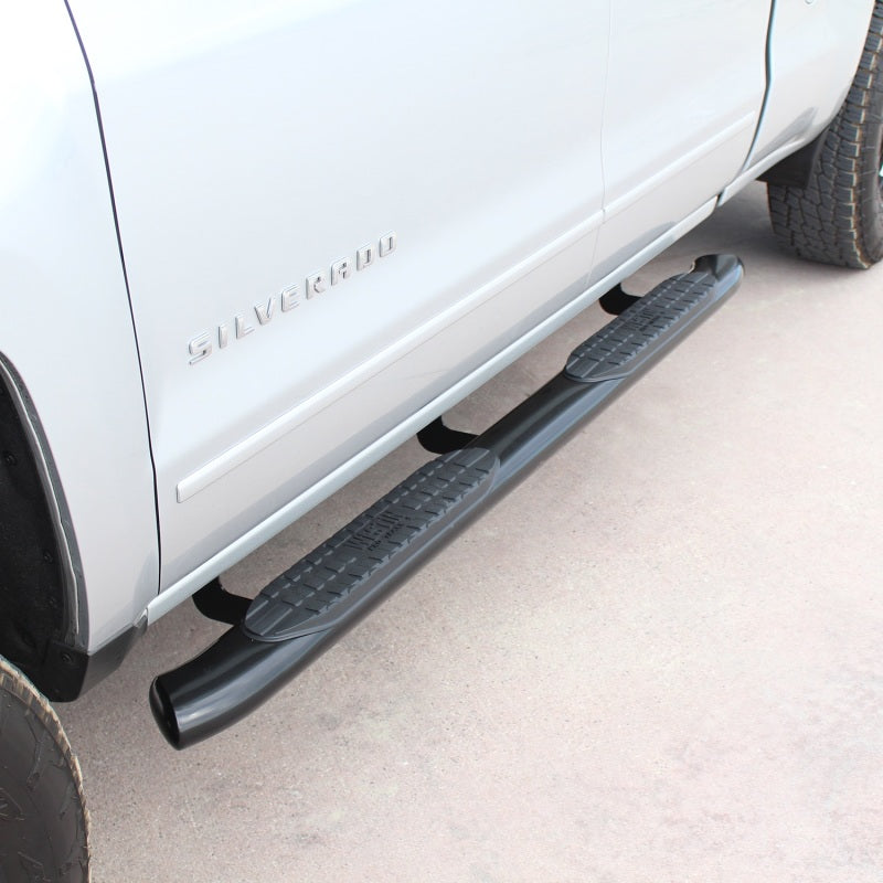 Westin 2014+ Chevrolet/GMC Silverado Sierra 1500 Dbl Cab PRO TRAXX 5 Oval Nerf Step Bars - Black