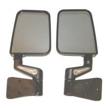 Load image into Gallery viewer, Rugged Ridge Jeep Wrangler YJ/TJ Black Heated Door Mirror Kit w/ LED Signals