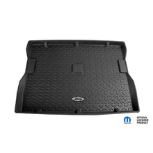 Load image into Gallery viewer, Rugged Ridge Floor Liner Cargo Black Jeep Logo CJ-7 / Jeep Wrangler YJ