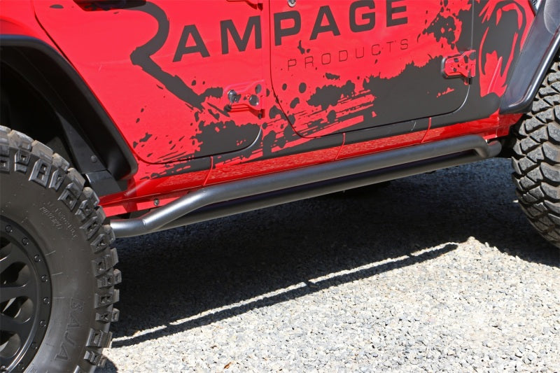 Rampage Jeep Wrangler(JL) Unlimited Sport S 4-Door Rail Slide Step - Black