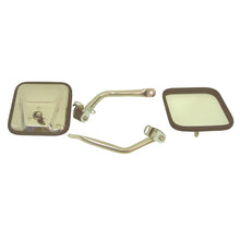 Load image into Gallery viewer, Rugged Ridge Jeep Wrangler TJ Stainless Steel CJ-Style Side Mirror Kit
