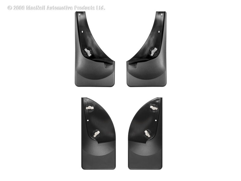 WeatherTech Ford F250/F350/F450/F550 No Drill Mudflaps - Black
