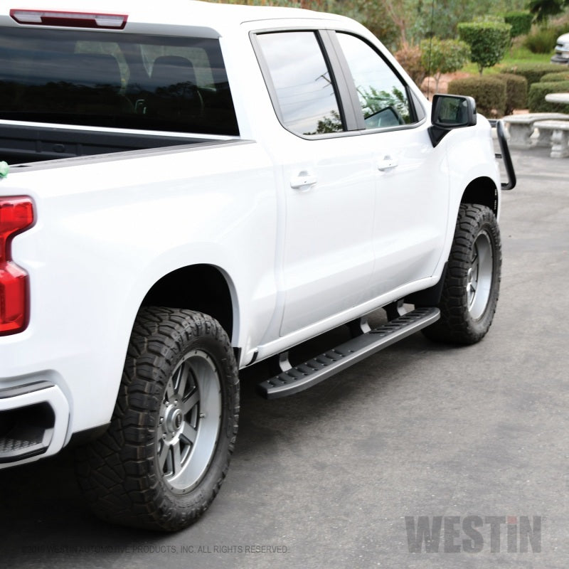 Westin Chevrolet Silverado/Sierra 1500 Crew Cab Thrasher Running Boards - Textured Black