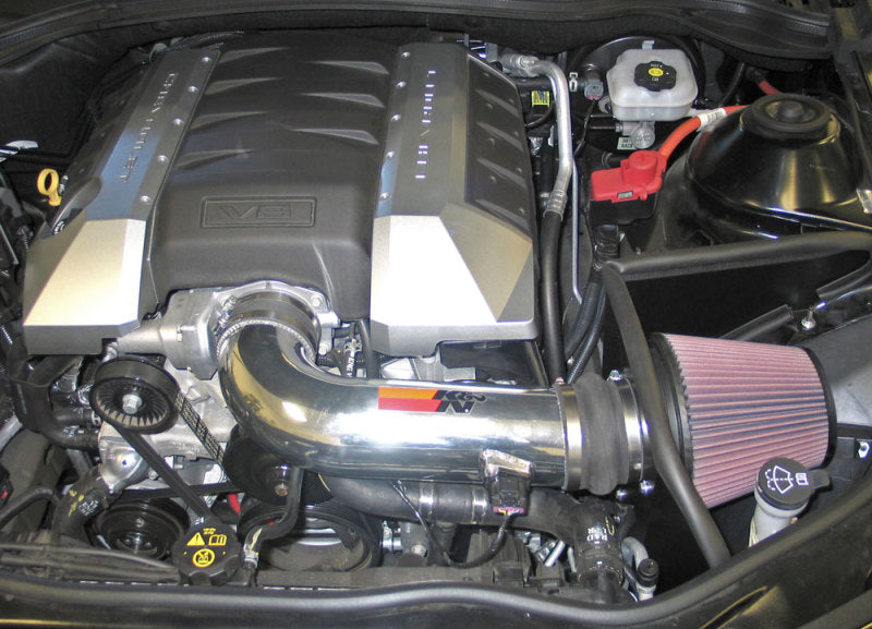 K&N Camaro 6.2L V8 Polished Typhoon Short Ram Intake