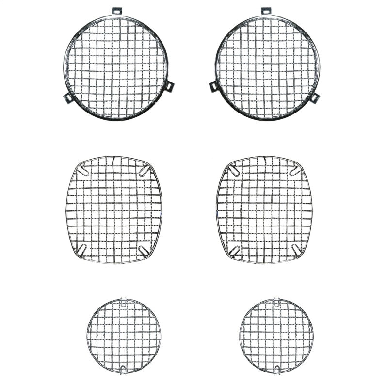 Rugged Ridge Jeep CJ Stainless Steel Stone Guard Set