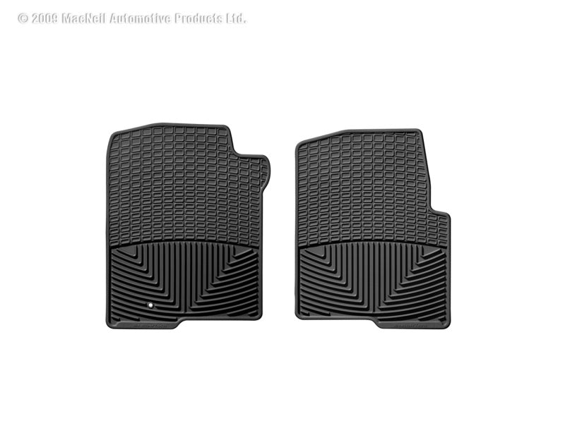 WeatherTech Ford F150 Ext Cab Front Rubber Mats - Black