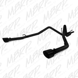 MBRP Dodge Ram 1500 5.7L Cat-Back Dual Split Rear (Through Stock Bumper) AL - Black