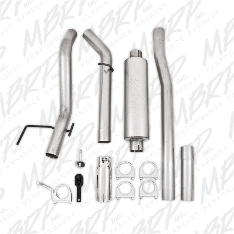 MBRP Ram Hemi 1500 Mega Cab 5.7L / Ram Hemi 2500/3500 5.7L Alum 3in Cat Back Single Side