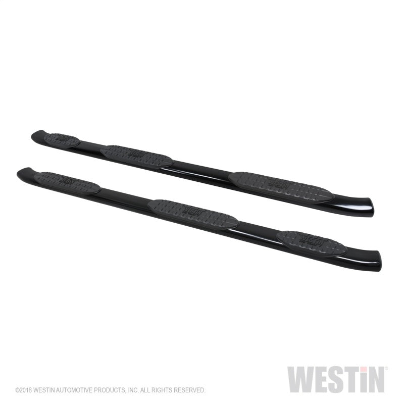 Westin Chevrolet Silverado/Sierra 1500 CC (5.5ft) PRO TRAXX 5 WTW Oval Nerf Step Bars - Black