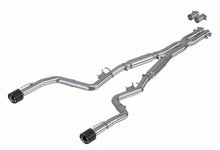 Load image into Gallery viewer, MBRP Charger 5.7/6.1/6.4L 3in Dual Rear Exit SS Catback Exhaust w/ Carbon Fiber Tips