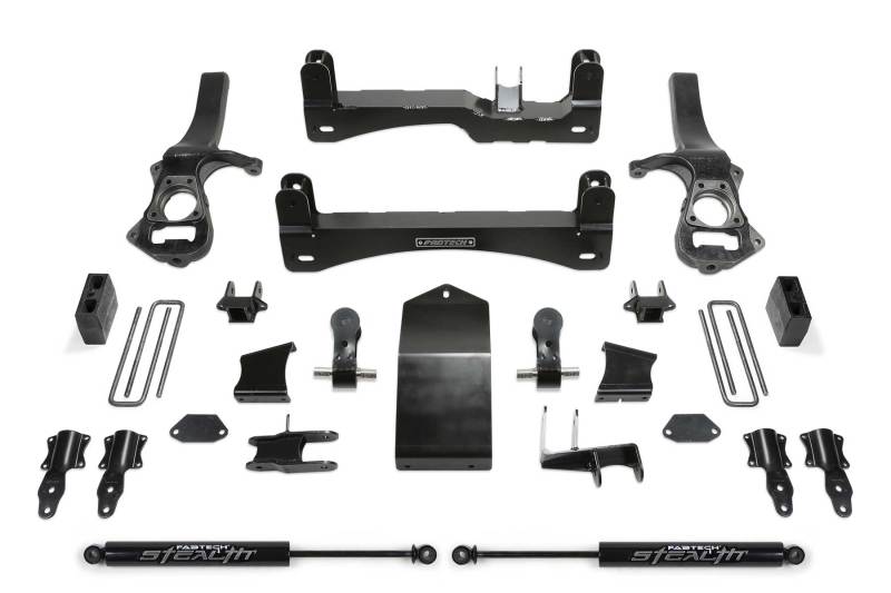 Fabtech 19+ GM C/K1500 P/U w/Trail Boss/At4 Pkg 4in Basic Sys w/Stealth