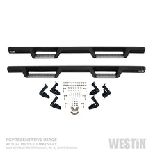 Load image into Gallery viewer, Westin Ford F-250/350/450/550 Super Cab HDX Stainless Drop Nerf Step Bars - Tex. Blk